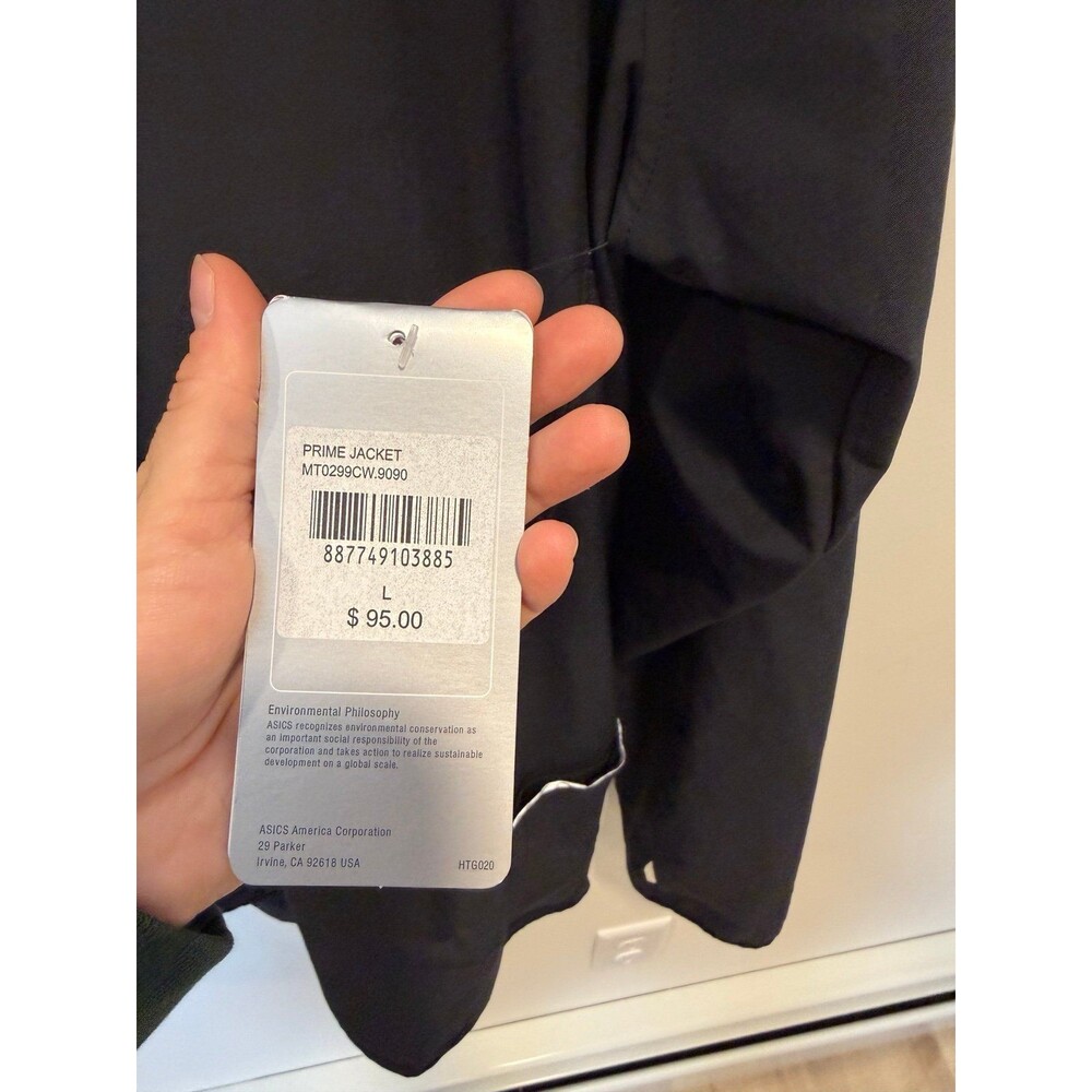 NEW ASICS Zip Up Prime Jacket - L - Picture 4 of 6